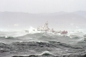 На Керченской переправе паромы не курсируют из-за сильного ветра