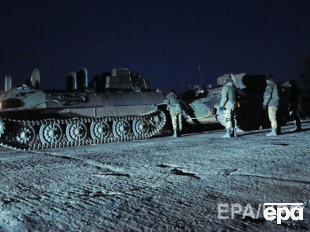 Под Дебальцево ночью шли бои