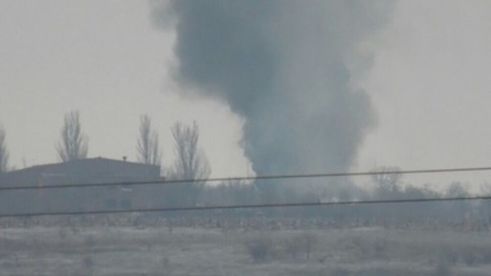 По данным очевидцев, Краматорск был обстрелян около 12.30