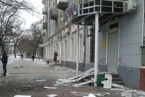 Во время обстрела пострадал аэродром и находящиеся рядом кварталы