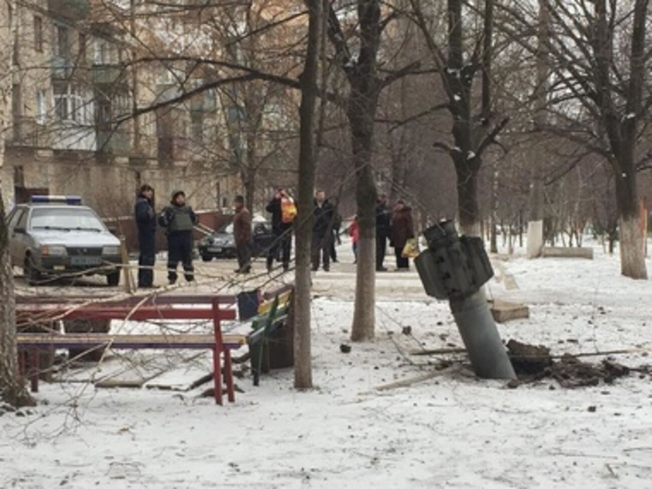 По данным штаба АТО, снаряды прилетели из Горловки