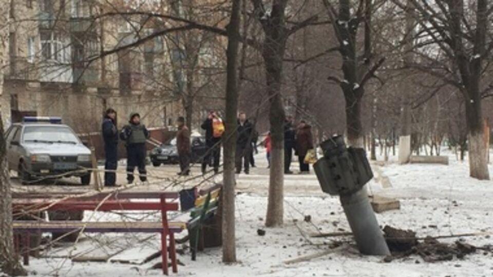 По данным штаба АТО, снаряды прилетели из Горловки