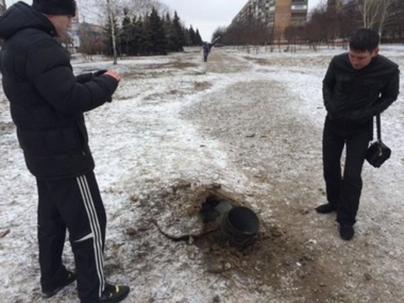 По данным штаба АТО, снаряды прилетели из Горловки