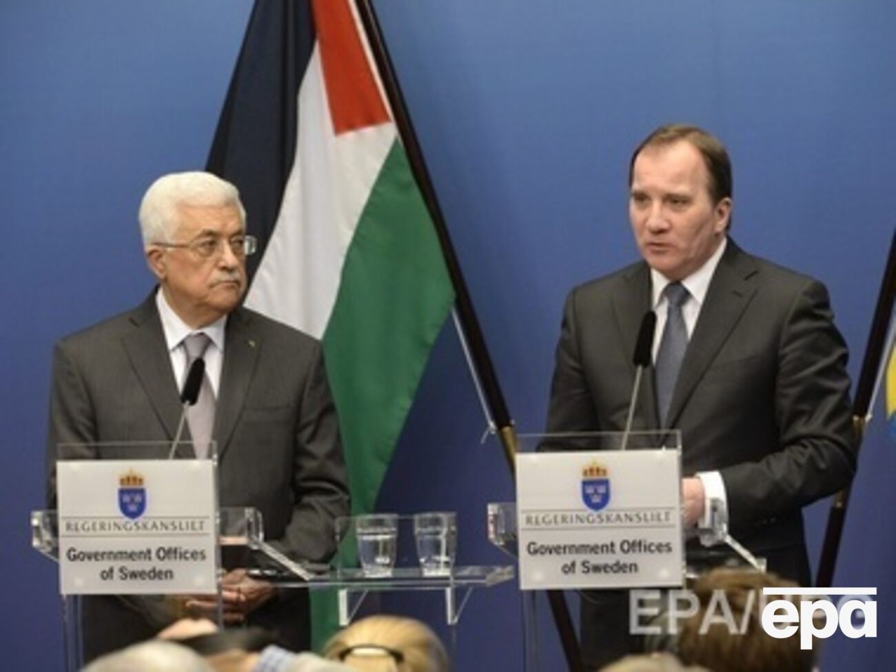 Правительство Швеции собирается воспользоваться визитом Аббаса, чтобы убедить его возобновить мирные переговоры с Израилем