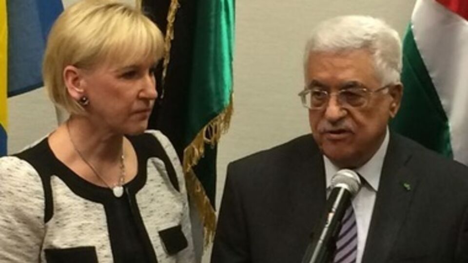 Швеция признала Палестину независимым государством в октябре 2014 года