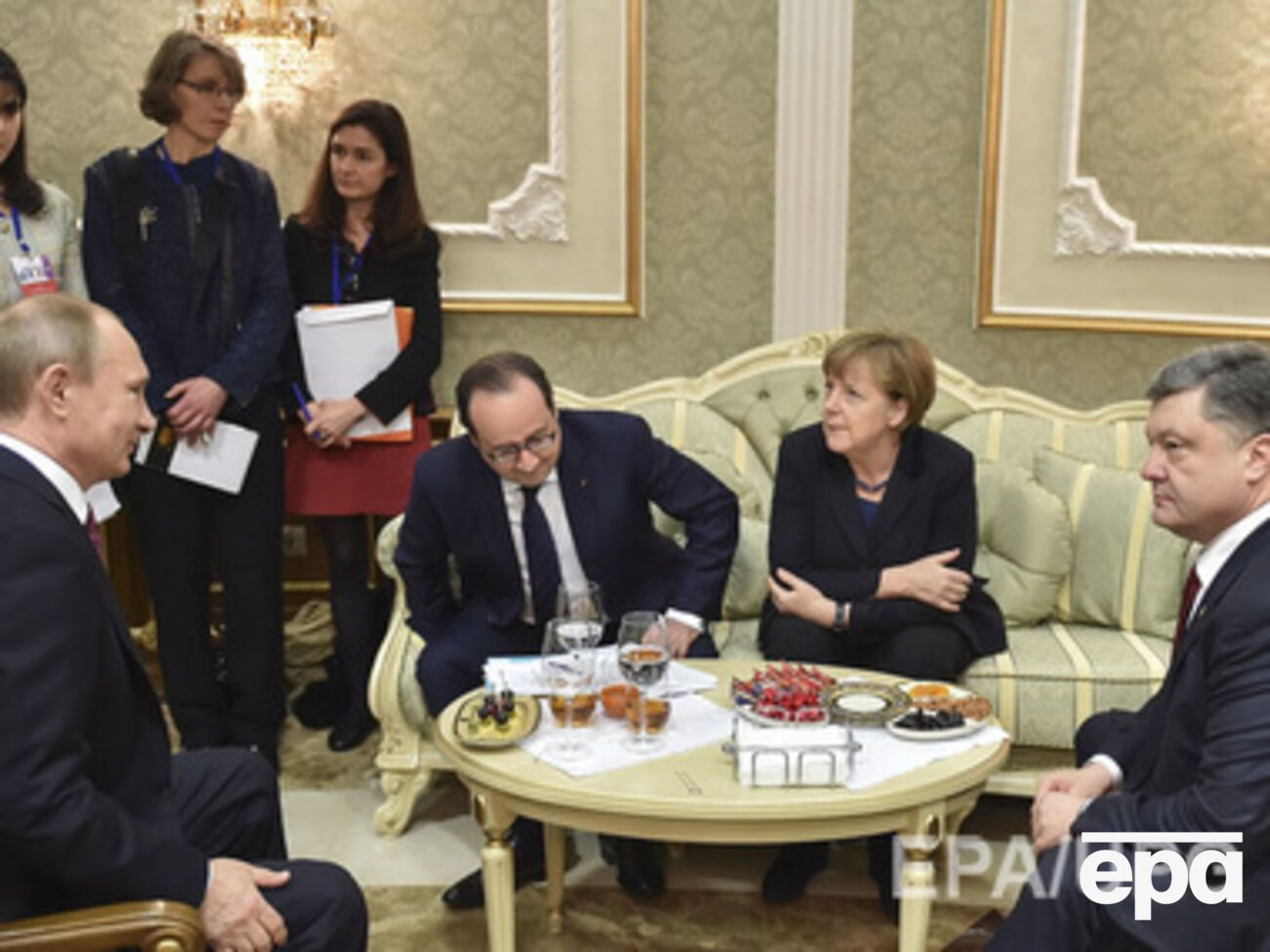 "Нормандская четверка" проводит переговоры в Минске. Фоторепортаж