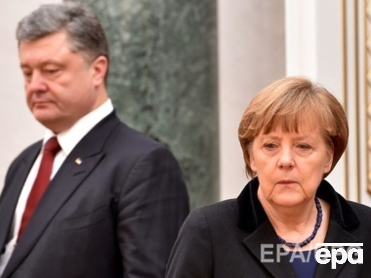 Меркель: За 16 часов переговоров в Минске, президент Украины Петр Порошенко сделал все, чтобы положить конец кровопролитию