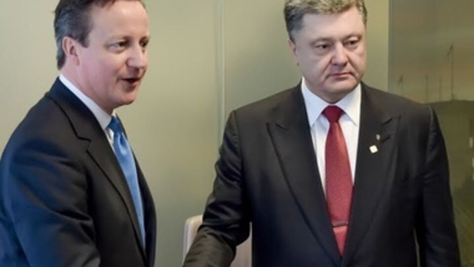 Дэвид Кэмерон и Петр Порошенко