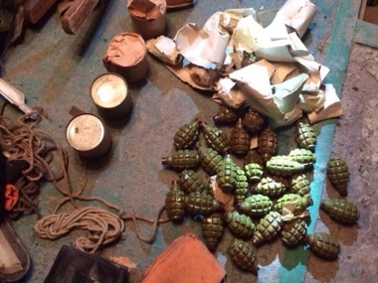 СБУ обнаружила тайники со взрывчаткой