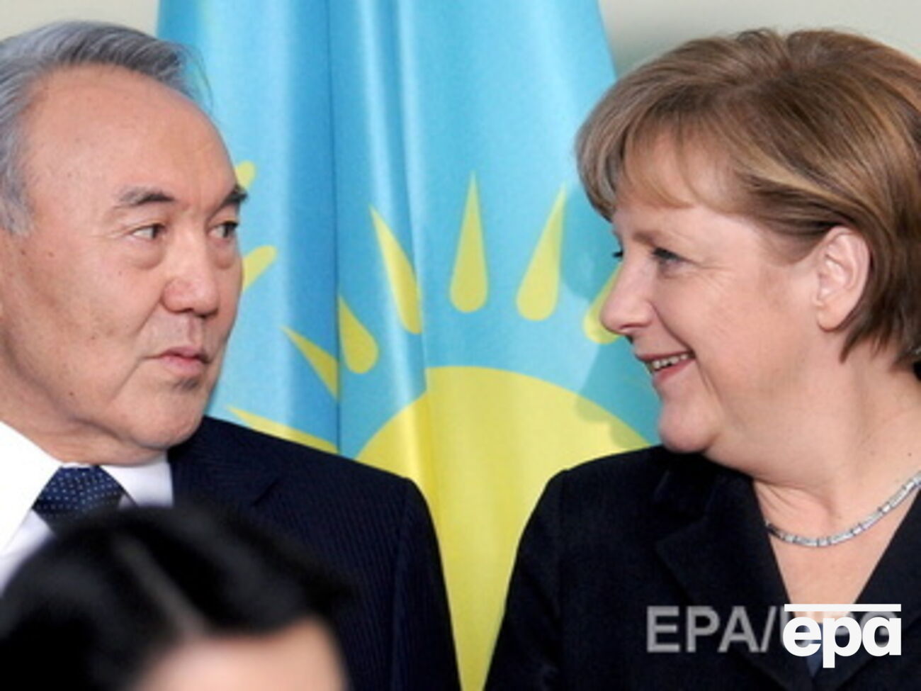 Канцлер Германии Ангела Меркель и президент Казахстана Нурсултан Назарбаев