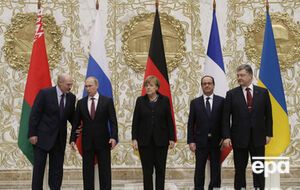 The members ofnegotiations of Normand format in Minsk