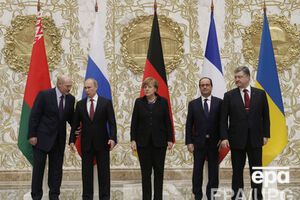 The members ofnegotiations of Normand format in Minsk