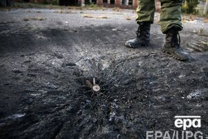 13 февраля артиллерией ВСУ были уничтожены одна БМП террористов, два миномета и место хранения боеприпасов