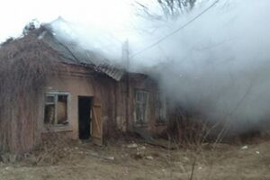 Пожар в амбулатории под Артемовском