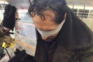 Пленный боевик с российскими документами