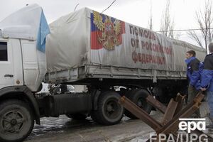 "Гумконвой" въехал в Украину утром в воскресенье