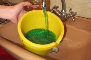 Зеленая вода потечет, если в теплосети есть повреждения