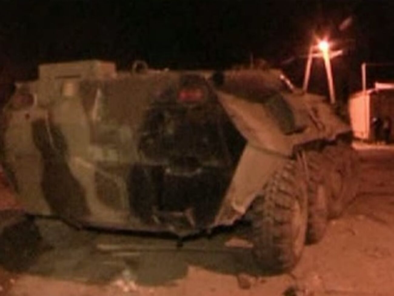 БТР подорвался на дороге в провинции Норте-де-Сантандер, недалеко от границы с Венесуэлой