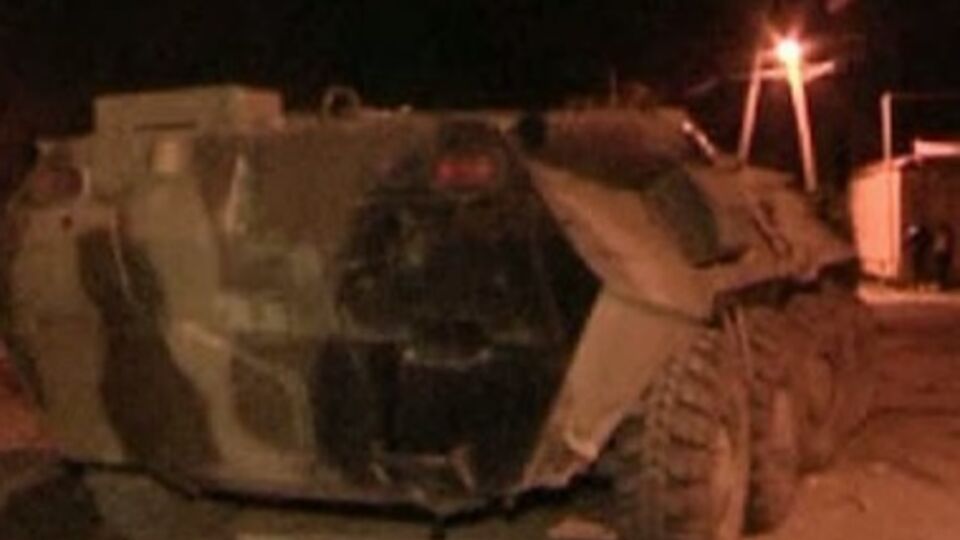 БТР подорвался на дороге в провинции Норте-де-Сантандер, недалеко от границы с Венесуэлой