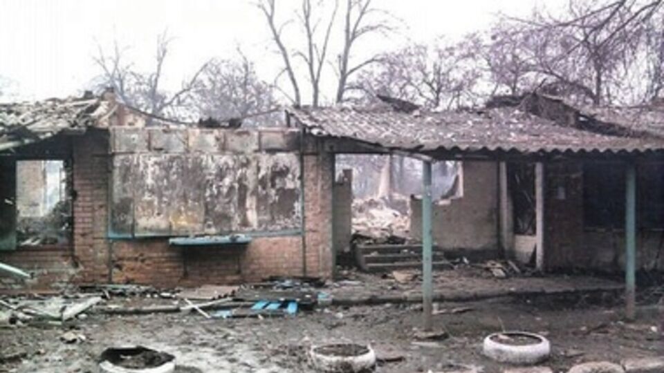 По словам Геннадия Москаля, во время обстрела Новотошковки люди успели спрятаться в укрытии