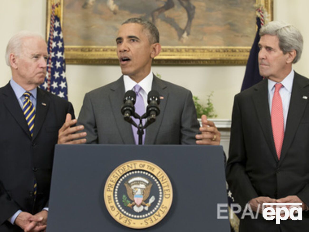 Байден, Обама и Керри