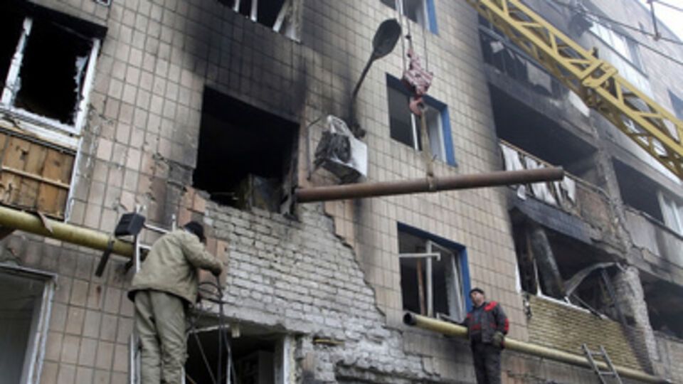 Дебальцево почти полностью разрушено