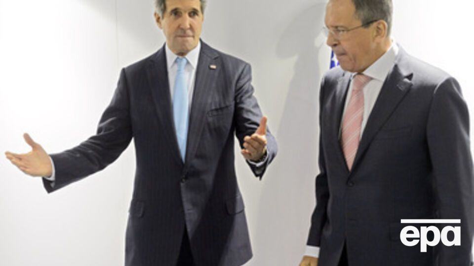 Керри призвал Лаврова выполнять Минские соглашения