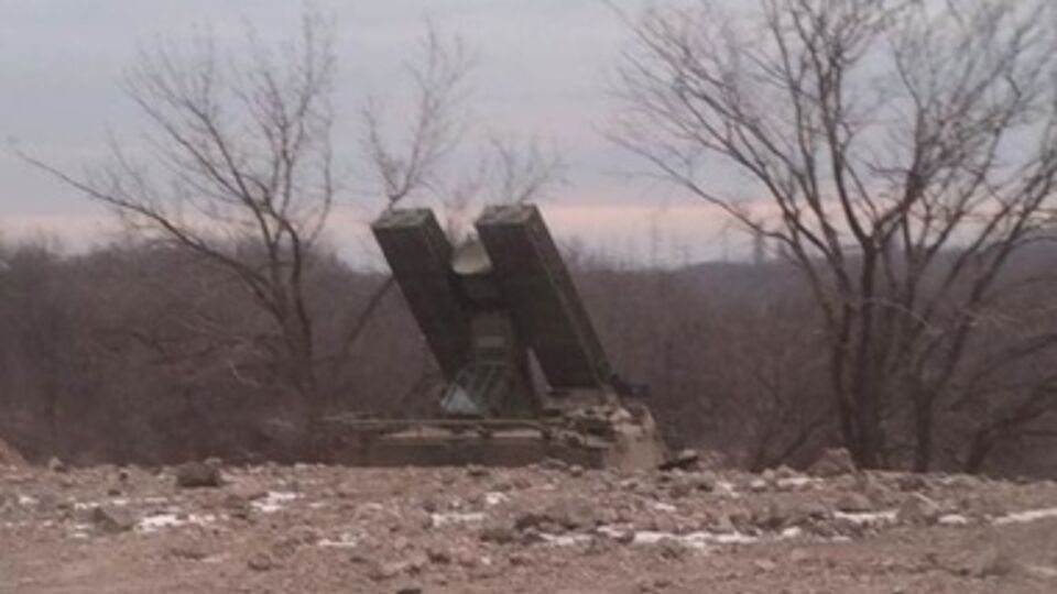 Российская система ПВО под Дебальцево