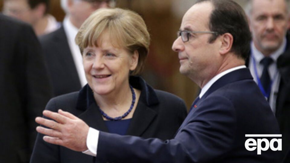 Завтра Ангела Меркель встретится с Франсуа Олландом