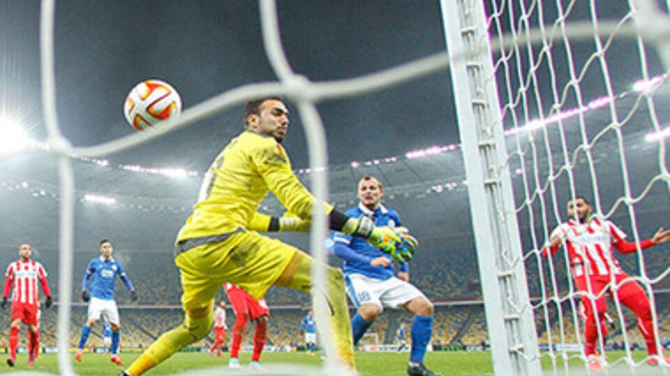 Матч проходил на НСК "Олимпийский" в Киеве