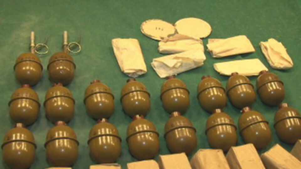 У молодого одессита обнаружили гранаты и патроны неизвестного происхождения