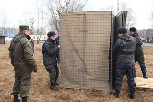 Защитная конструкция монтируется за считанные минуты