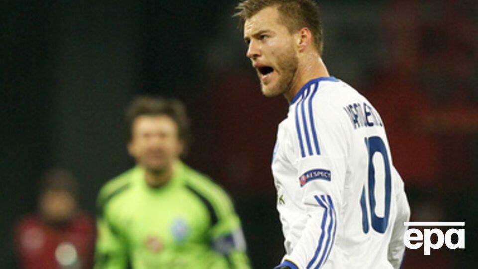 Андрей Ярмоленко был удален с поля в конце первого тайма