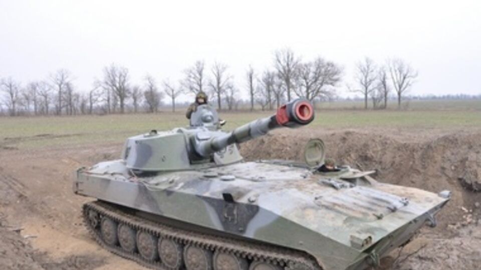 Артиллерийские установки обороняют морское побережье Украины