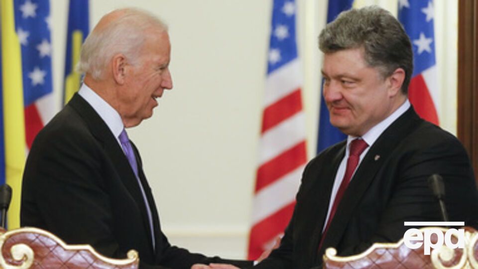 Состоялся телефонный разговор между Порошенко и Байденом