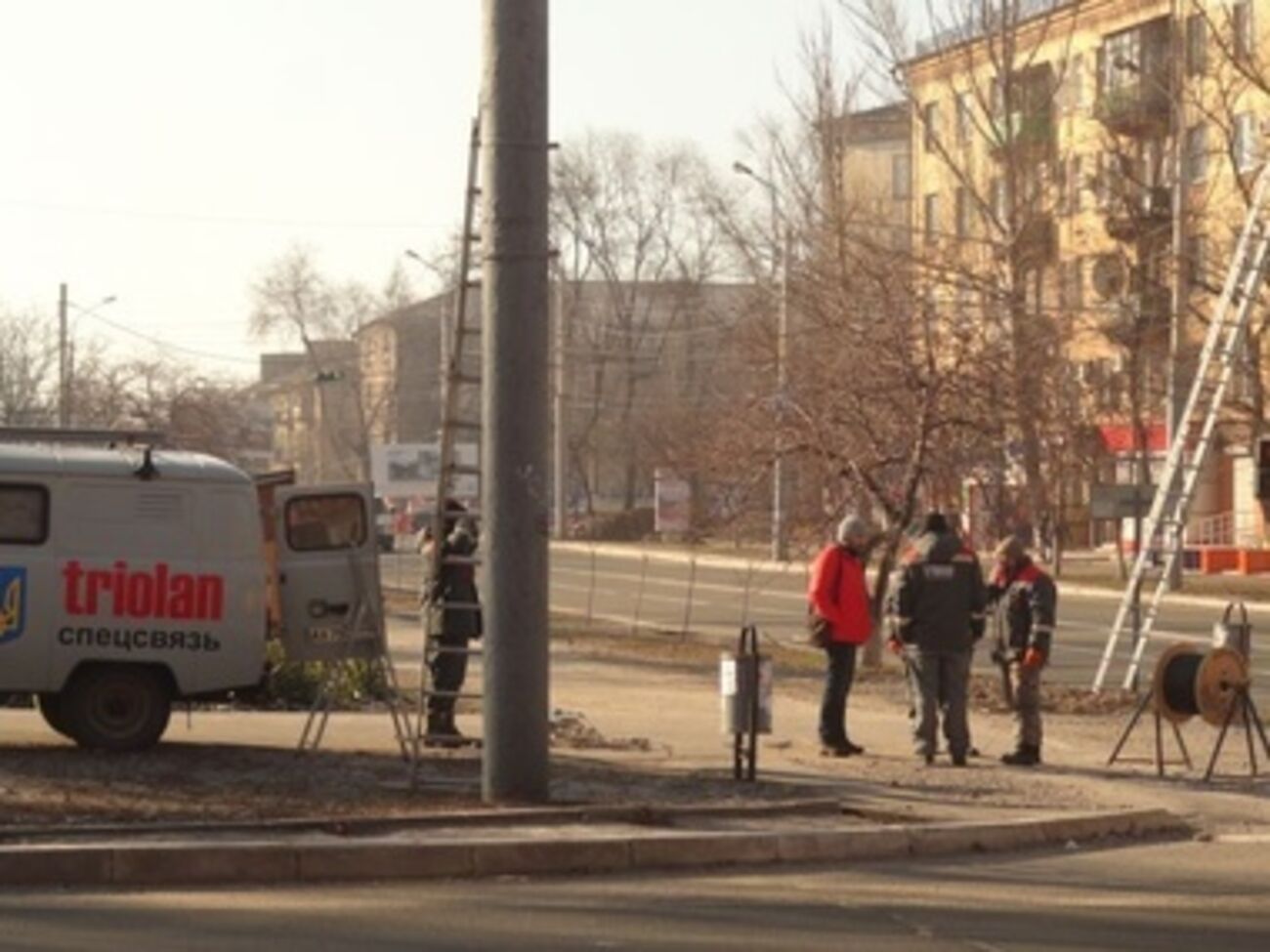 Установка средств видеонаблюдения выполняется в рамках программы по усилению контроля за ситуацией на улицах города