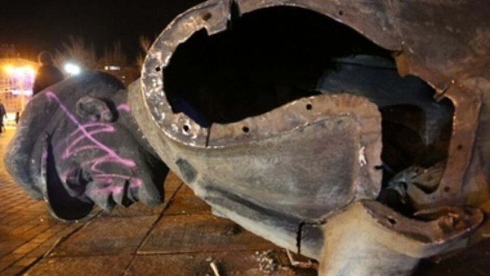 Акты вандализма были совершены в ночь на субботу, 21 февраля