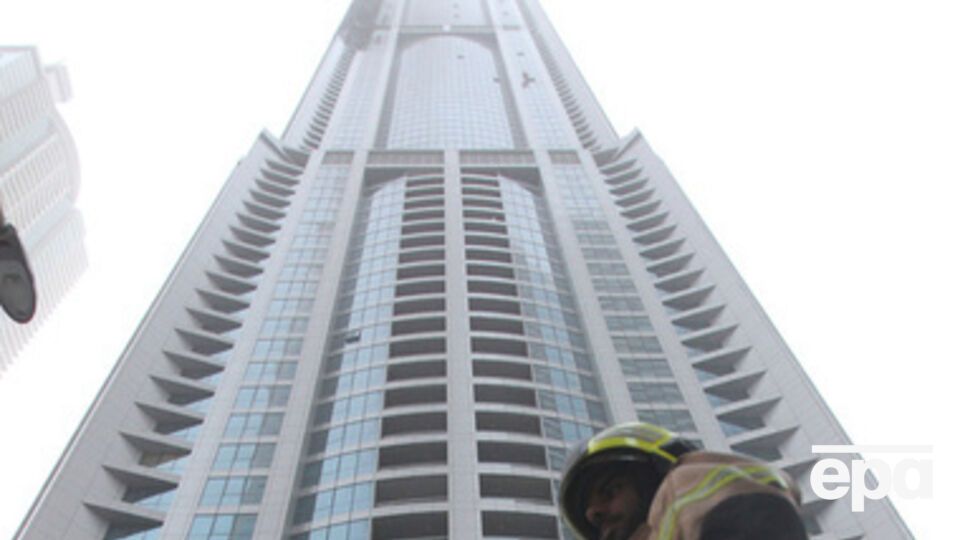 Дубайский небоскреб Torch – один из самых высоких в мире, его высота более 300 метров