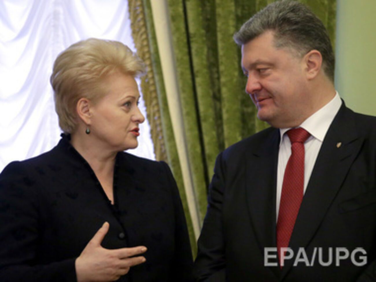 СМИ сообщают о визите Грибаускайте в Украину