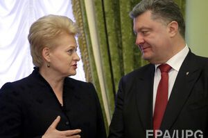 СМИ сообщают о визите Грибаускайте в Украину