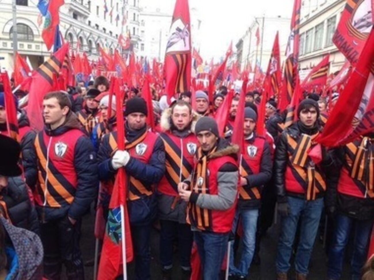 21 февраля в Москве прошла акция "Антимайдан"