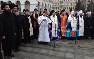 Посол США Джефри Пайятт сфотографировал священнослужителей, читавших молитвы за мир в Украине