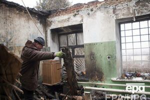 Геннадий Москаль сообщил, что во время обстрела Попасной снаряд попал в частный дом, который загорелся