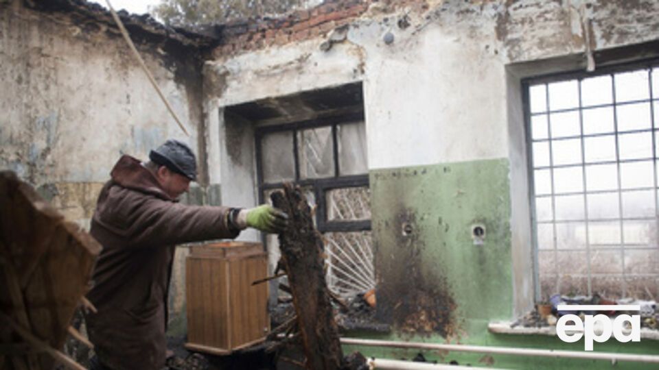 Геннадий Москаль сообщил, что во время обстрела Попасной снаряд попал в частный дом, который загорелся