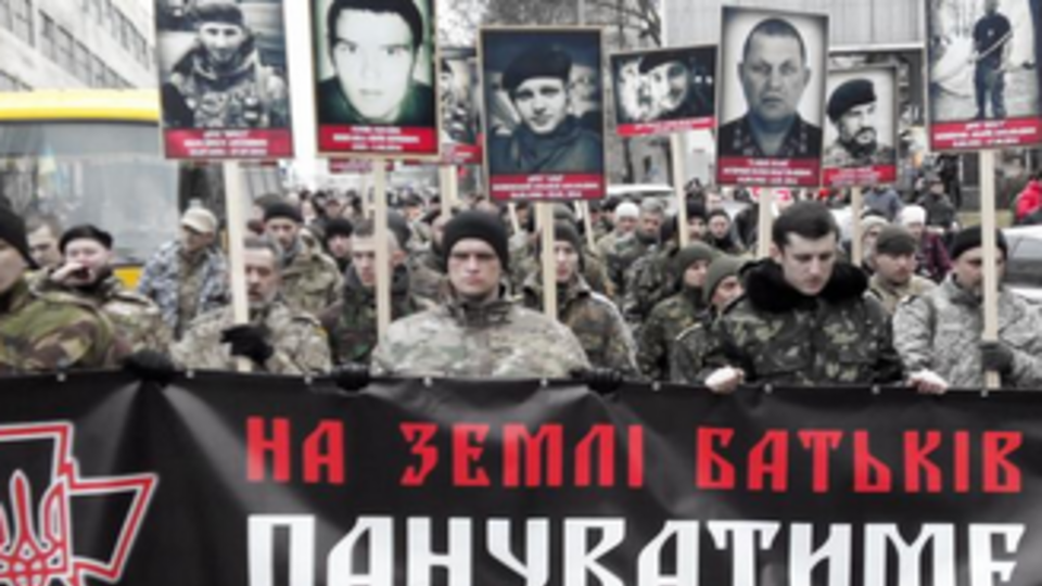 "Правый сектор" провел в Киеве "Марш Правды". Фоторепортаж