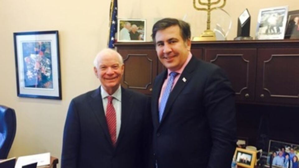 Саакашвили провел встречу с сенатором Кардином