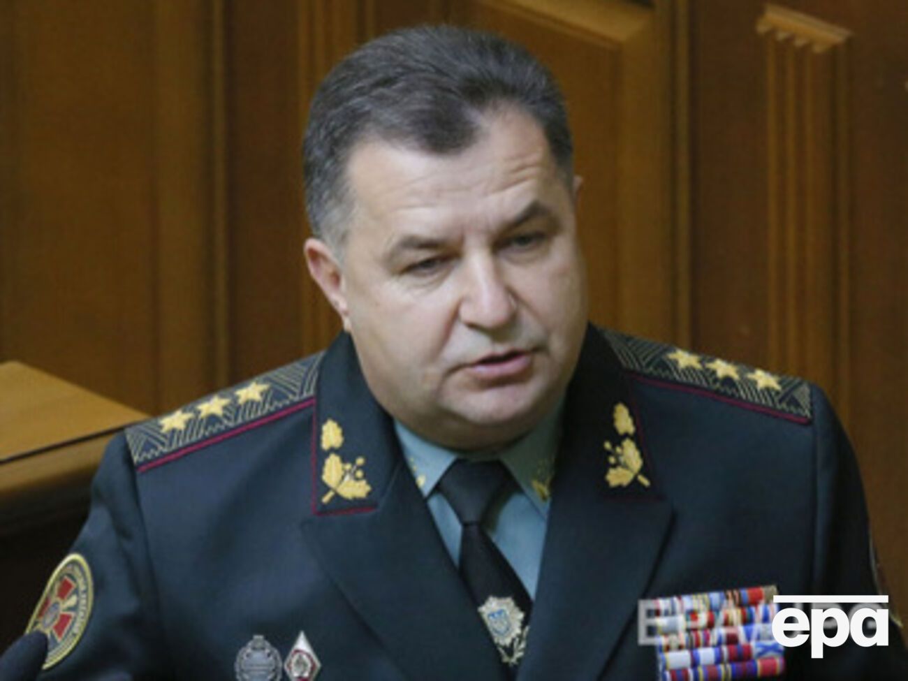Министр обороны Украины Степан Полторак попал под закон о люстрации