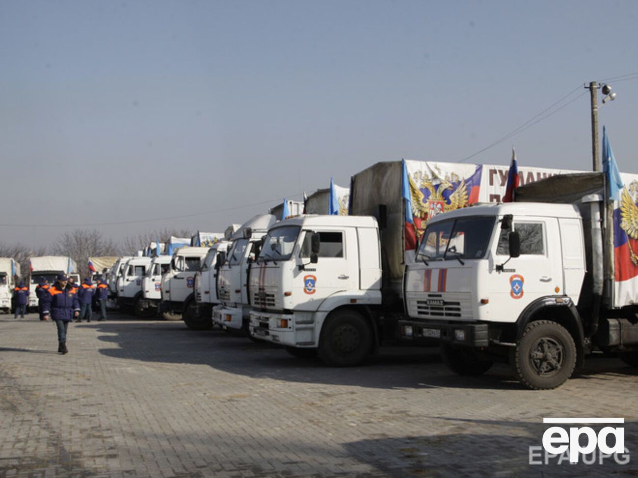 Гумконвой направился к границе Украины