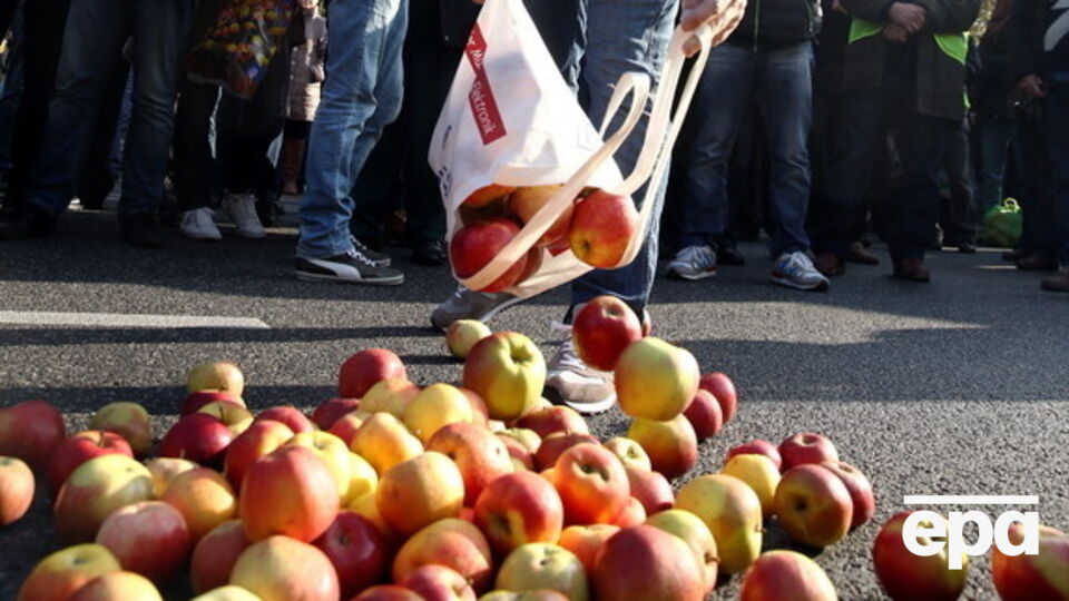 В Крым не пустили польские яблоки