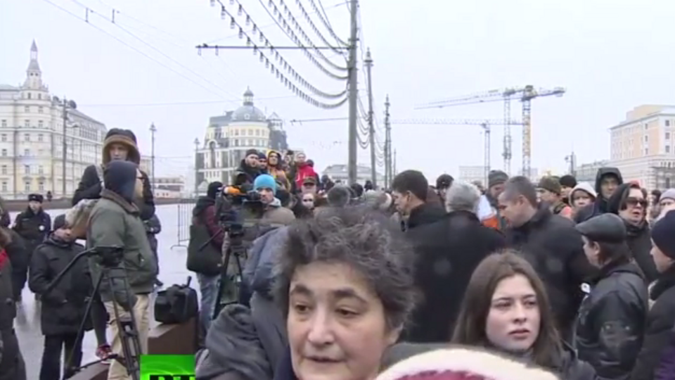 В Москве акция памяти Немцова